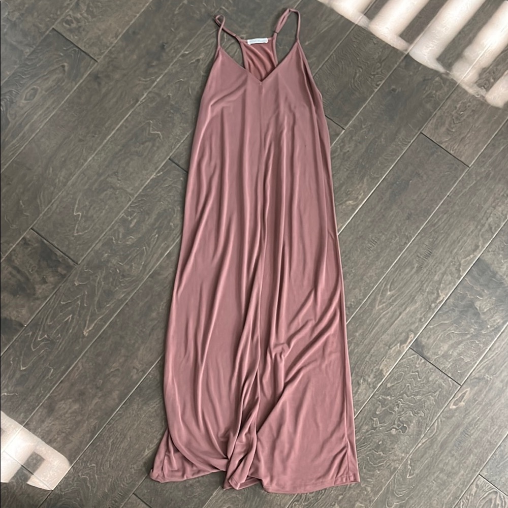 Elegant Mauve Maxi Dress